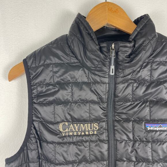 Patagonia Women's Black Nano Puff Vest Style #84247 Size Large Embroidered - Picture 5 of 12